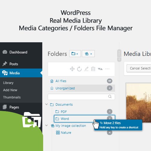 WordPress Real Media Library Pro v4.23.7 | WordPress媒体资源管理整理插件下载