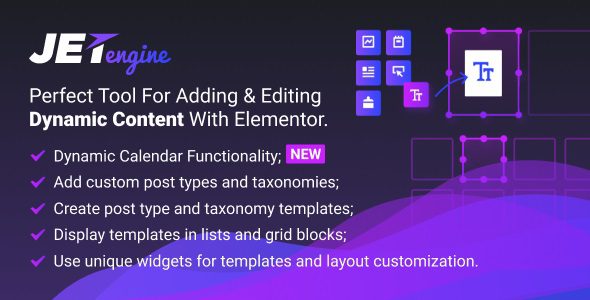 JetEngine v3.8.16.1 & External v3.1.0 Final + Addons (Adding & Editing Dynamic Content with Elementor)动态内容编辑附加组件插件 下载