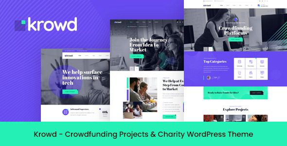 Krowd v1.3.6 – WordPress众筹慈善主题下载