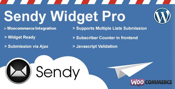 Sendy Widget Pro v.3.6.1 – WordPress插件下载