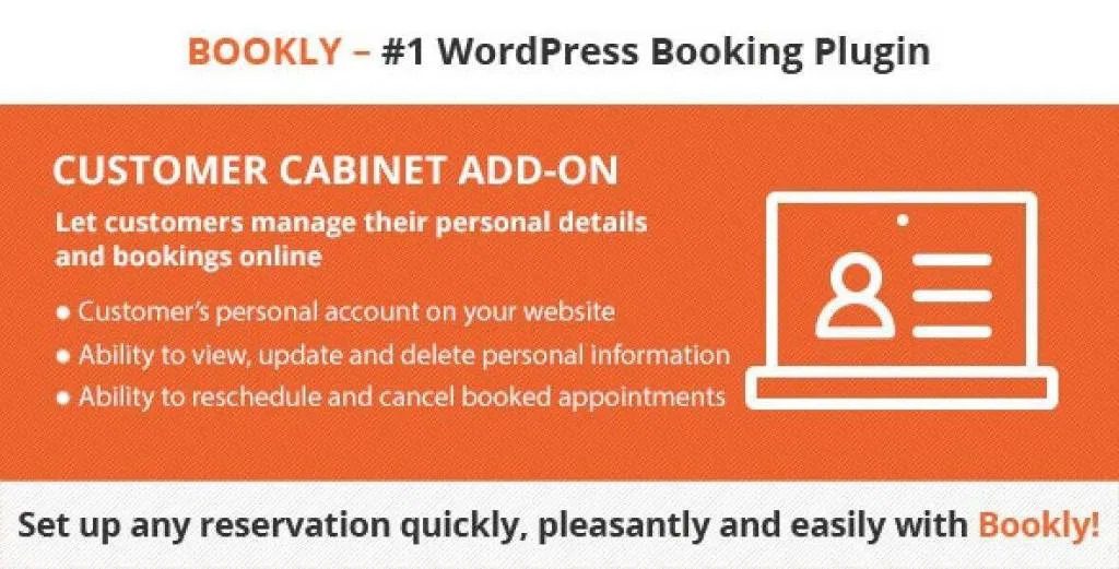 GDPR Solution Bookly Customer Cabinet (Add-on) v6.9 插件下载