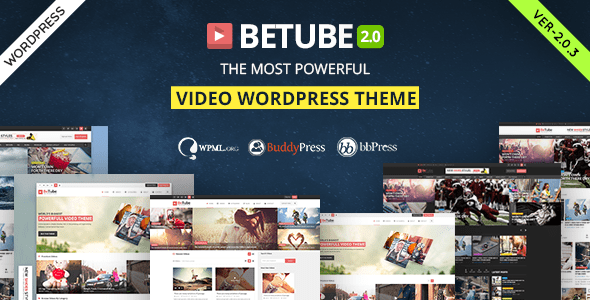 Betube Video WordPress Theme v.3.0.16 视频网站wordpress主题下载