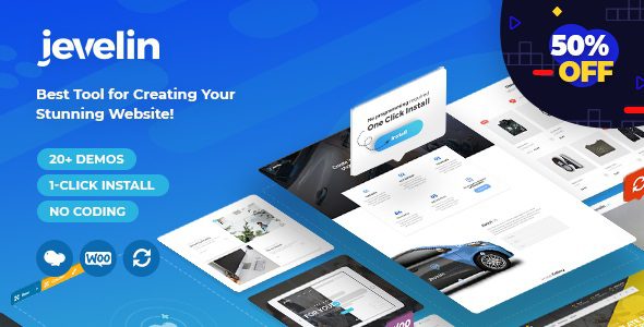 Jevelin v.5.13 多功能高级响应式 WordPress 主题下载