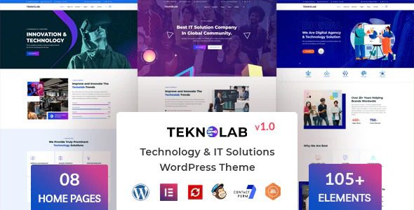 Teknolab v1.1.7 – 技术与IT解决方案WordPress主题下载下载