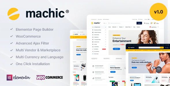 Machic GPL v1.6.7 – 电子商店 WooCommerce 主题下载