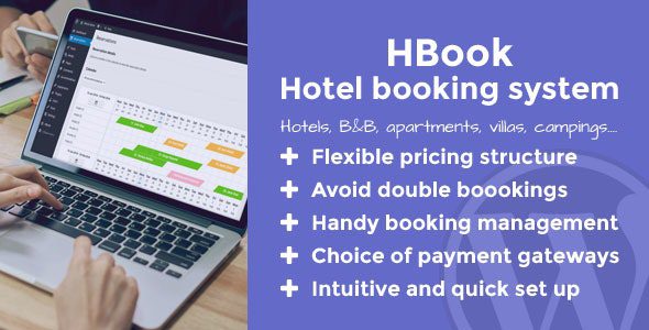 HBook v2.2.1 – WordPress 酒店预订系统插件下载