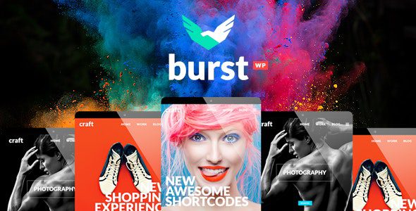 Burst v.3.7 – 大胆而充满活力的设计机构主题下载