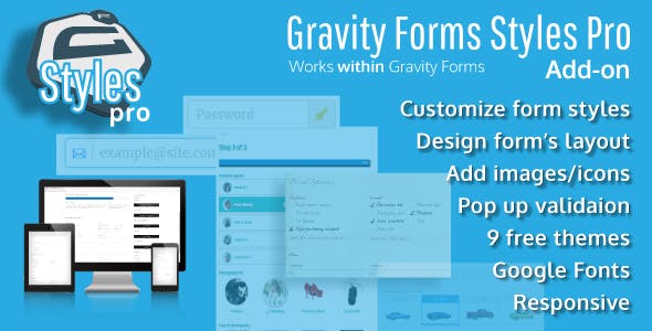 Gravity Forms Styles Pro v.3.1.1 插件下载