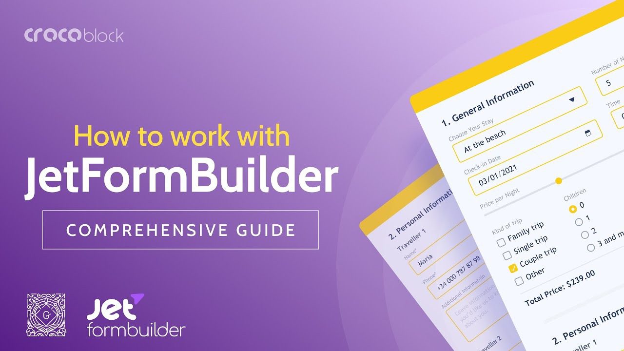 JetFormBuilder v3.6.6.1 + 附加组件 表单构建器插件下载
