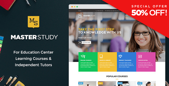 Masterstudy v4.8.161 – 网课在线学习教育WordPress主题免费下载