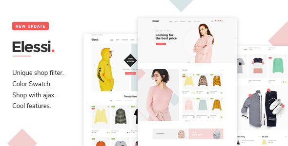 汉化Elessi GPL v6.6.4.1 – WooCommerce AJAX 极简风商城主题破解版下载