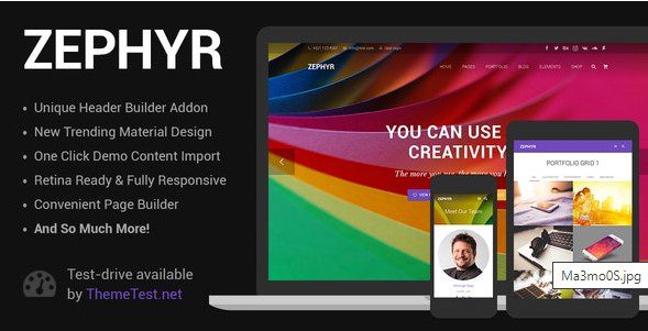 Zephyr GPL v9.0.1 – 材料设计主题下载