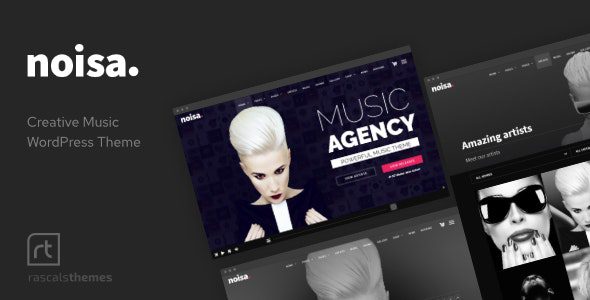 Noisa v2.5.8 – 音乐制作人、乐队和活动 WordPress 主题下载