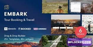 Embark v1.4.4 – 旅游预订和旅行 WordPress 主题下载
