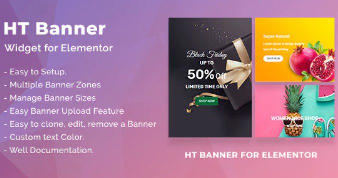 HT Banner for Elementor v.1.0.5 插件下载