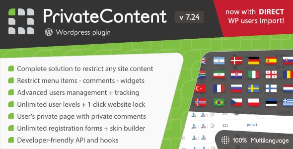PrivateContent v9.4.4 + Addons (Multilevel Content Plugin) 多级会员平台插件免费下载