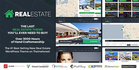 Real Estate 7 v3.6.5 – 房地产WordPress 主题 下载