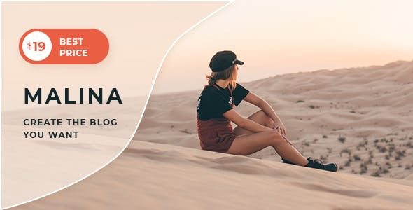 Malina v.2.4.0 – 个人WordPress博客主题下载