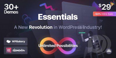 Essentials v4.3.0 多用途WordPress主题下载