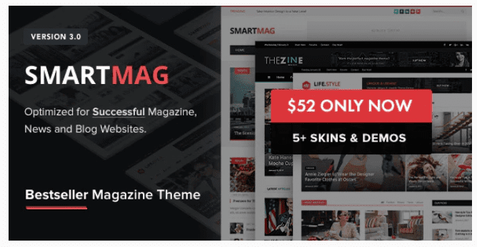 SmartMag v.10.3.2 –响应式 WordPress 杂志主题下载