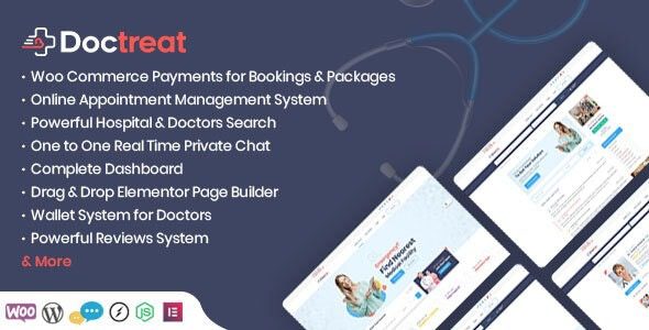 Doctreat  v.1.7.1 – 医生目录 WordPress 主题下载