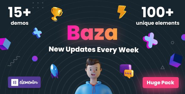 Baza v1.25 – 创意多用途WordPress 主题下载
