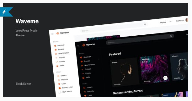 Waveme v9.3 – 音乐平台 WordPress 主题下载