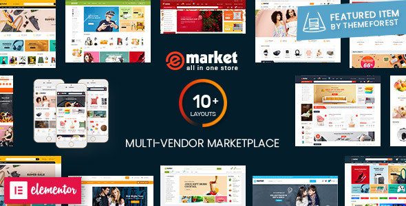 eMarket v8.2.3 多供应商市场WordPress破解版主题下载