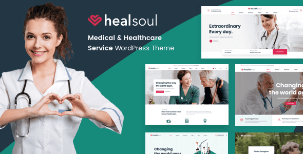 Healsoul v.2.0.2 – 医疗保健，家庭保健服务WP主题下载