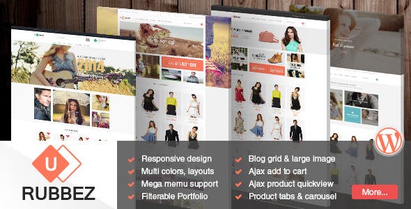 Rubbez v1.8.6 – WooCommerce & Corporate WordPress 主题下载