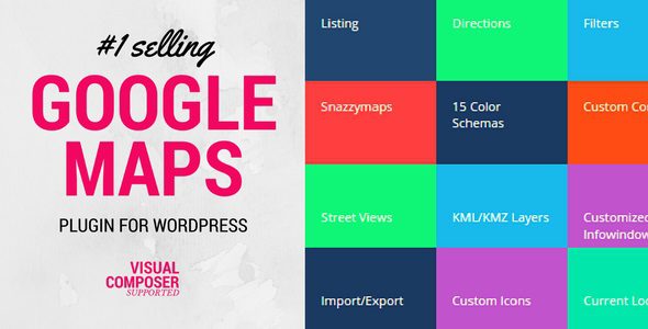 Advanced Google Maps Plugin for WordPress v6.0.0 | 谷歌地图插件下载