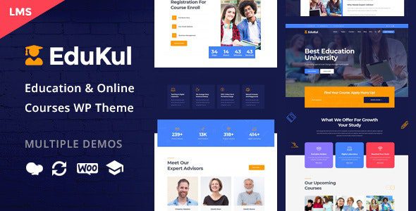 Edukul v1.37 – 在线课程网课WordPress 主题下载