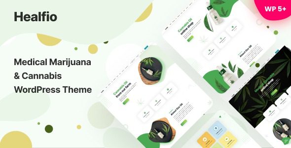 Healfio v1.31 – 医用大麻和咖啡店主题下载