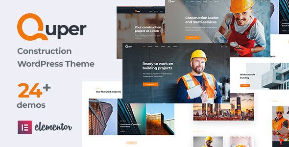 Quper v1.16 – 建筑与建筑WordPress主题下载
