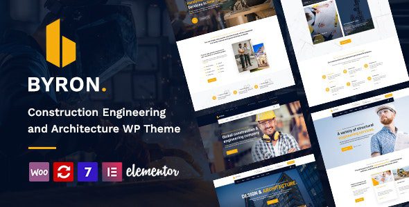 Byron v1.30 – 建筑与工程 WordPress 主题下载