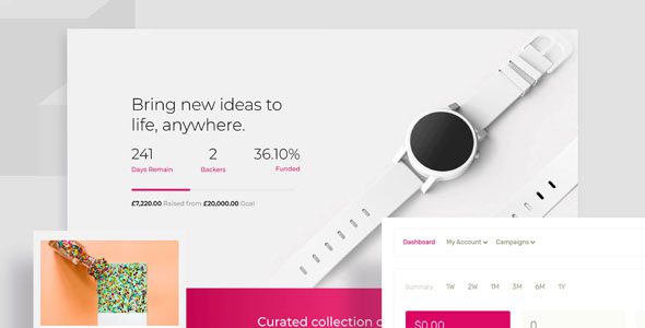 WP Crowdfunding Pro v.11.2.1 + 众筹主题下载