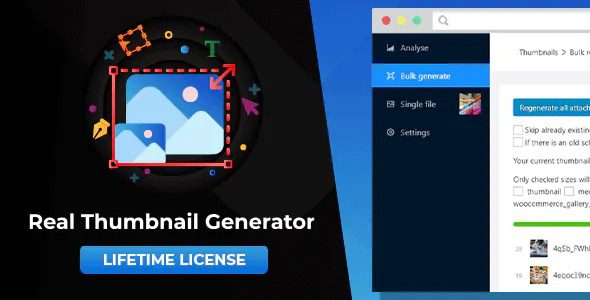 WordPress Real Thumbnail Generator v2.7.7 缩略图生成插件下载