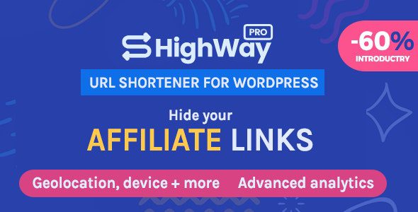 HighWayPro v.1.5.5 用于 WordPress 下载的终极 URL Shortener 和 Link Cloaker插件下载