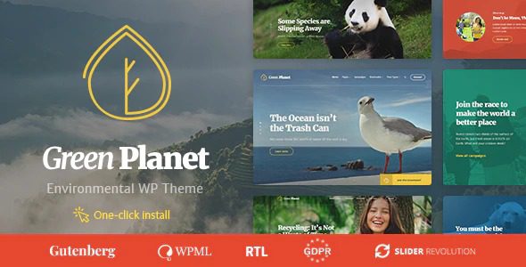 Green Planet v1.3.3 – 生态与环境WordPress主题下载
