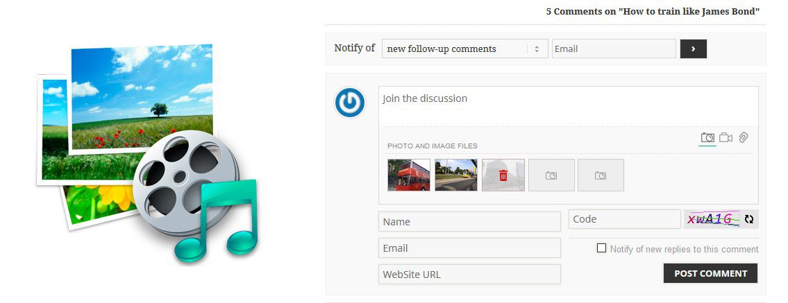 wpDiscuz Media Uploader v.7.1.6 插件下载