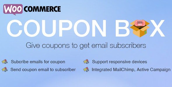 WooCommerce Coupon Box v2.1.8 优惠券插件下载