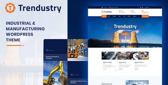 Trendustry v.1.1.5 –工业和制造WordPress主题下载