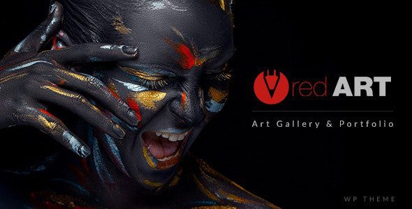 Red Art Artist Portfolio v4.0 主题下载