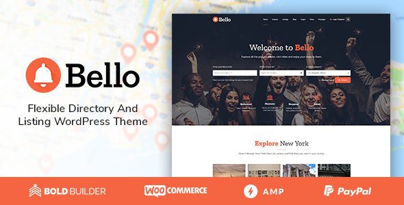 Bello v1.7.9 – 目录和列表 WordPress 主题下载