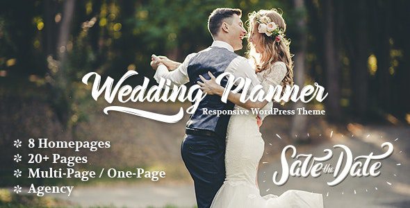 Wedding Planner v7.0 – 响应式 WordPress主题 下载