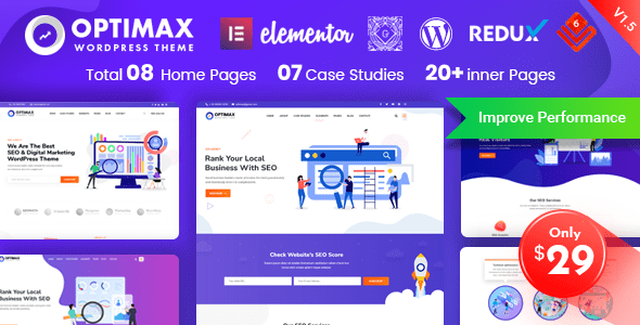 Optimax Theme GPL v2.0.5 – 搜索引擎优化和营销 WordPress主题下载
