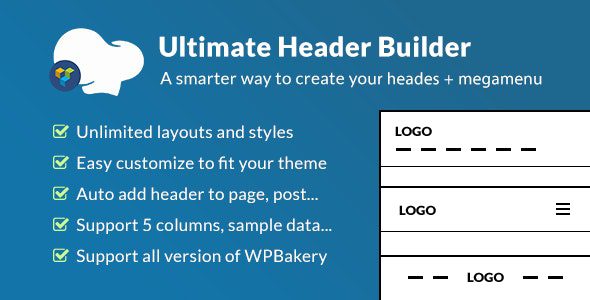 Ultimate Header Builder v1.8 – WPBakery 页面生成器拓展插件下载