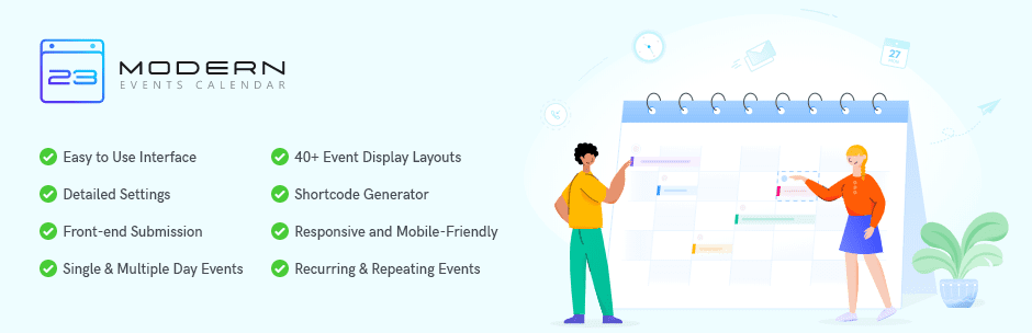Webnus Modern Events Calendar Pro v7.37.0  WordPress 事件日历插件下载