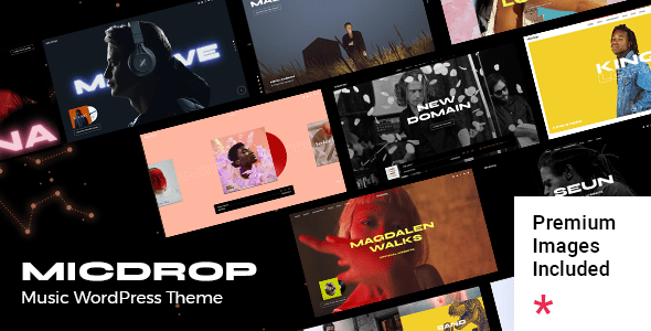 Micdrop v.1.3 – 音乐WordPress主题下载