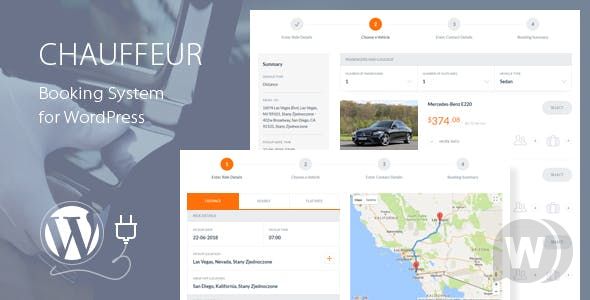 Chauffeur Booking System v7.8 – WordPress 汽车预订系统插件 下载